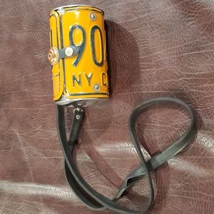 NYC lisence plate purse